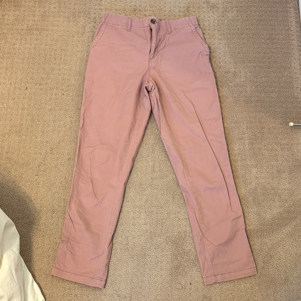 Old Navy Dusty Mauve Elastic Waist Pants - Picture 3 of 8
